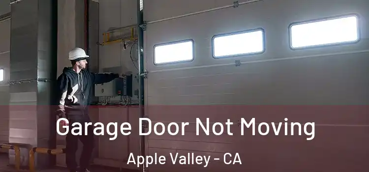  Garage Door Not Moving Apple Valley - CA