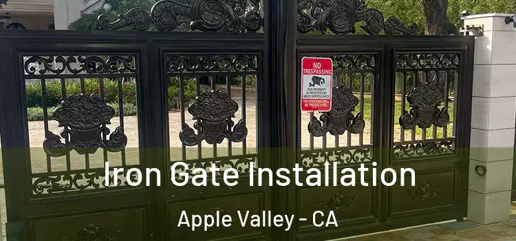 Iron Gate Installation Apple Valley - CA